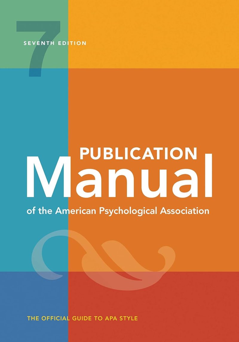 Publication Manual (OFFICIAL) 7th Edition